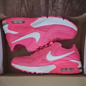 Nike Women's Air Max Pink and White Sneakers